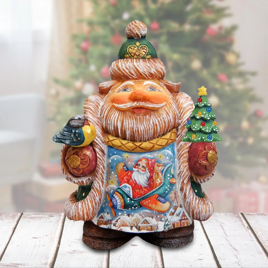 商品G. DeBrekht|Designocracy Airplane Santa Handpainted Figurine G.DeBrekht,价格¥936,第3张图片详细描述