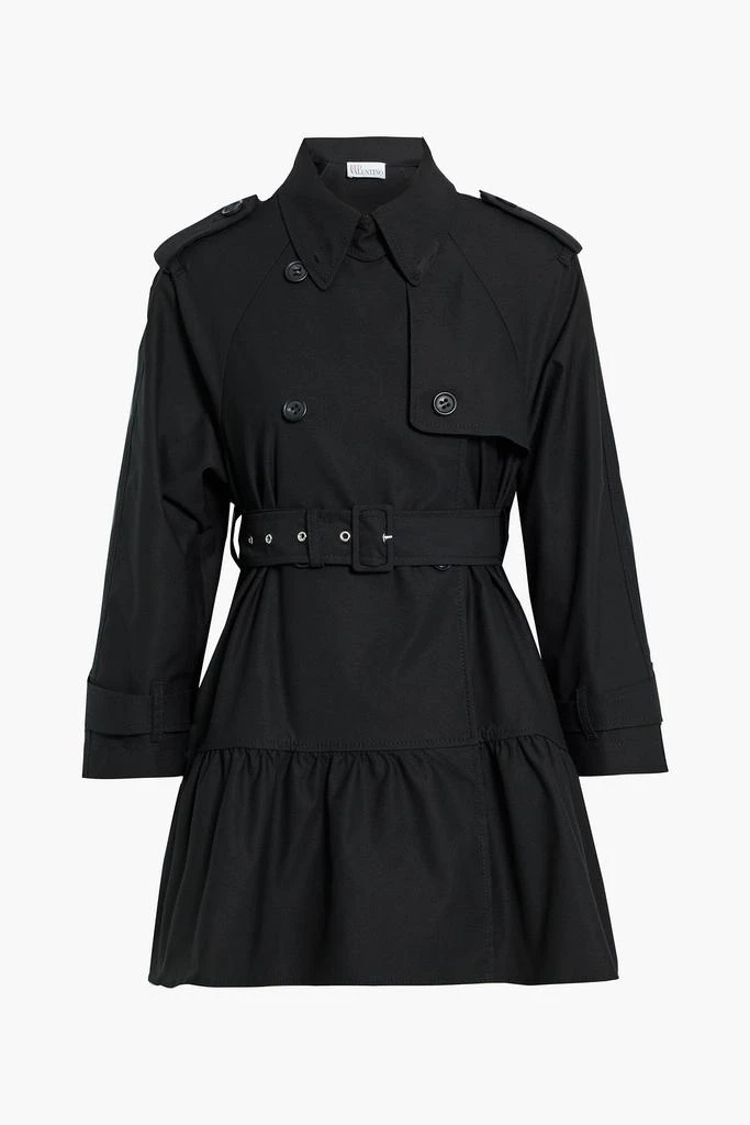 商品RED Valentino|Gathered canvas trench coat,价格¥4223,第3张图片详细描述