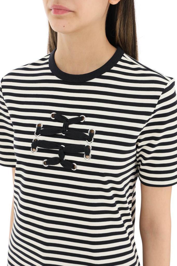 商品Tory Burch|'DOUBLE T' STRIPED T-SHIRT,价格¥1168,第7张图片详细描述