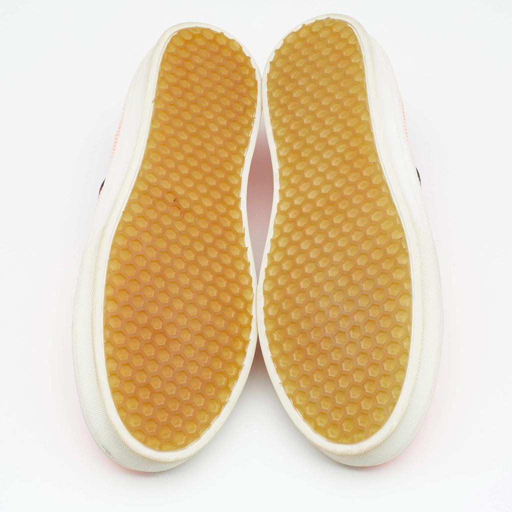 Celine Orange Canvas Slip On Sneakers Size 38商品第6张图片规格展示