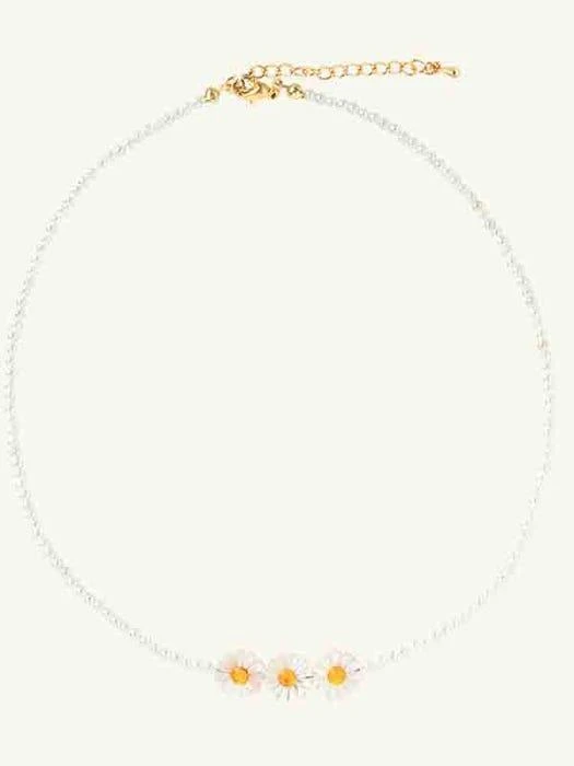 商品GETMEBLING|Pearl Daisy Necklace (3 Type),价格¥532,第5张图片详细描述