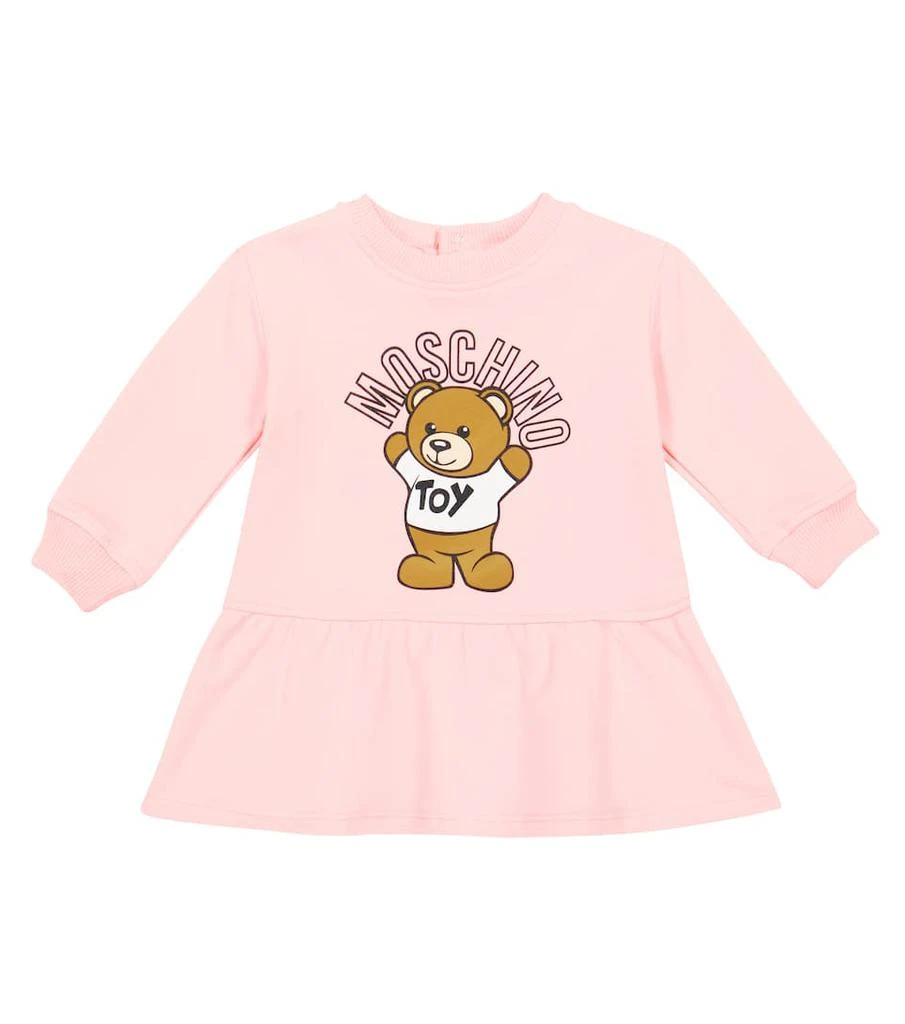 商品Moschino|婴幼儿 — 棉质混纺运动衫式连衣裙,价格¥482,第1张图片