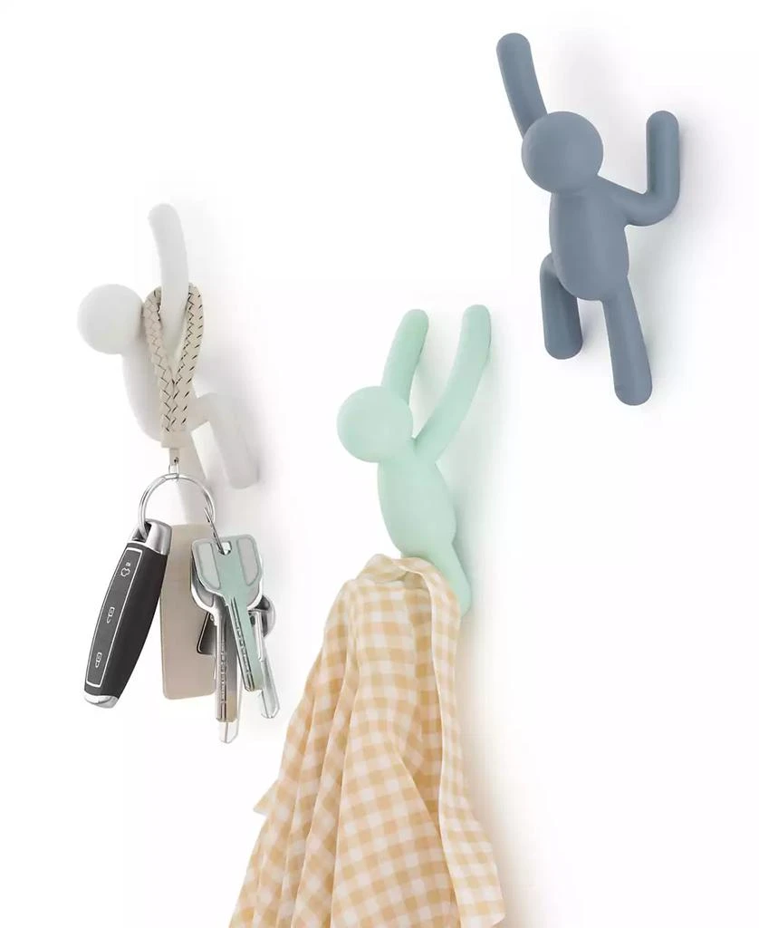 商品Umbra|Buddy Wall Hooks, Set of 3,价格¥121,第3张图片详细描述