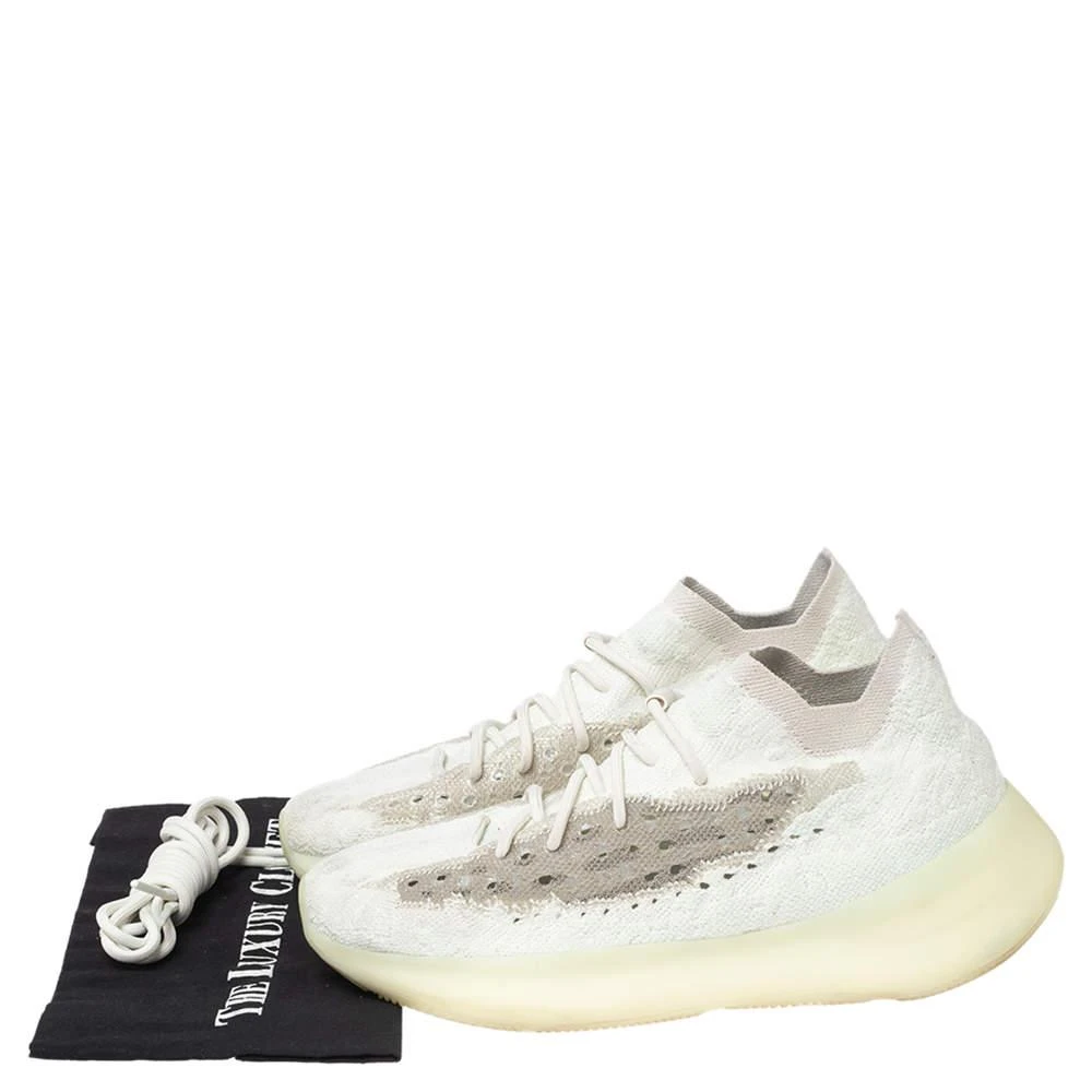 Yeezy x adidas Mint Green/Grey Knit Fabric Boost 380 Calcite Glow Sneakers Size 44 2/3 商品