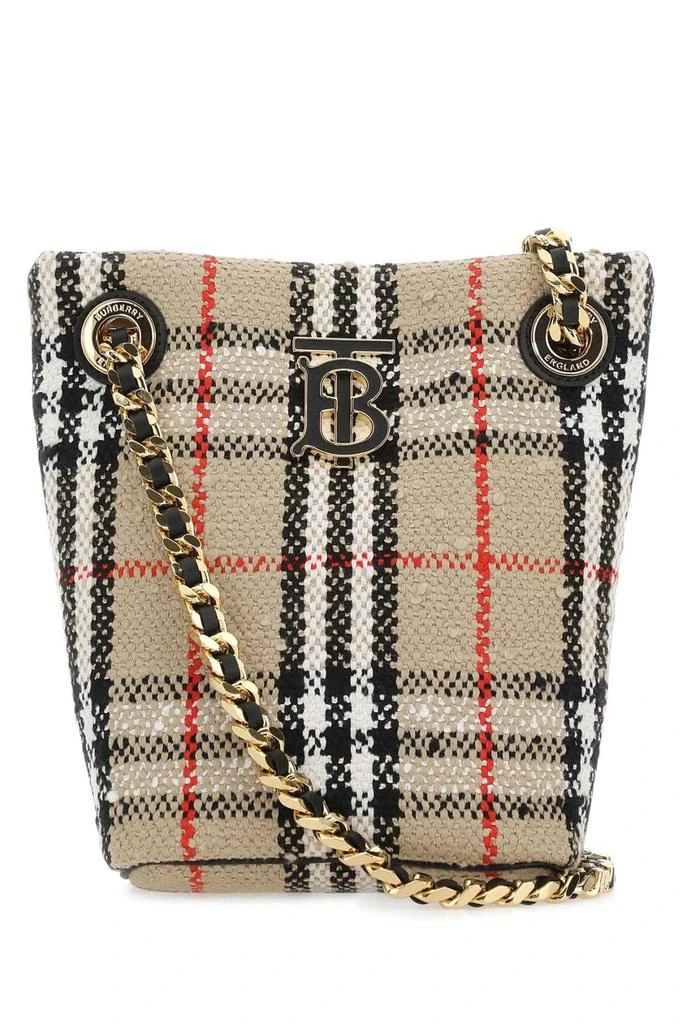 商品Burberry|Burberry Mini Lola Checked Bucket Bag,价格¥6813,第1张图片