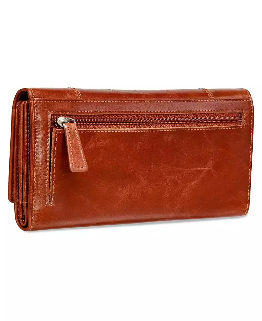 Casablanca Collection RFID Secure Ladies Trifold Wing Wallet 商品