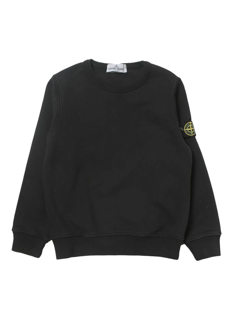 商品Stone Island Junior|Stone Island Junior Cotton Sweatshirt,价格¥1026,第1张图片