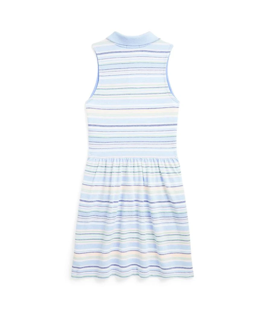 商品Ralph Lauren|Striped Knit Oxford Polo Dress (Big Kids),价格¥520,第2张图片详细描述
