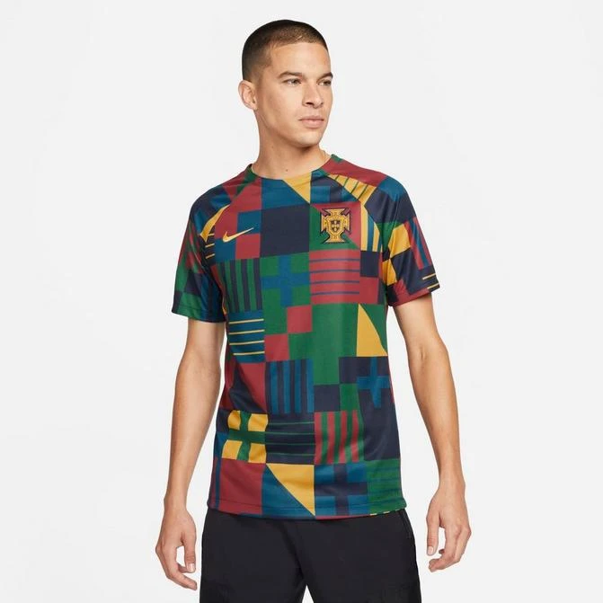 商品NIKE|Men's Nike Portugal Dri-FIT Pre-Match Soccer Top,价格¥523,第1张图片