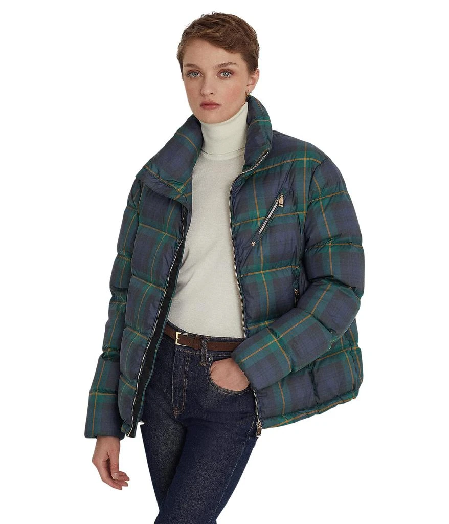 商品Ralph Lauren|Plaid Quilted Down Coat,价格¥1844,第1张图片