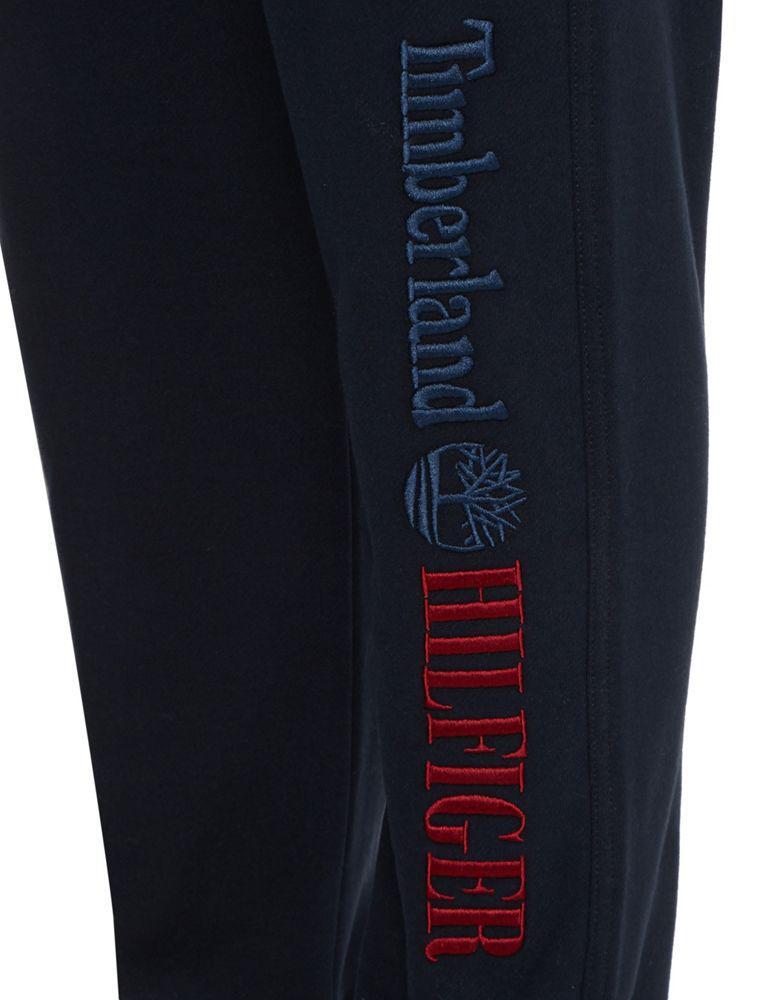 商品Tommy Hilfiger|Tommy Hilfiger x Timberland capsule logo leg joggers in navy,价格¥785,第6张图片详细描述