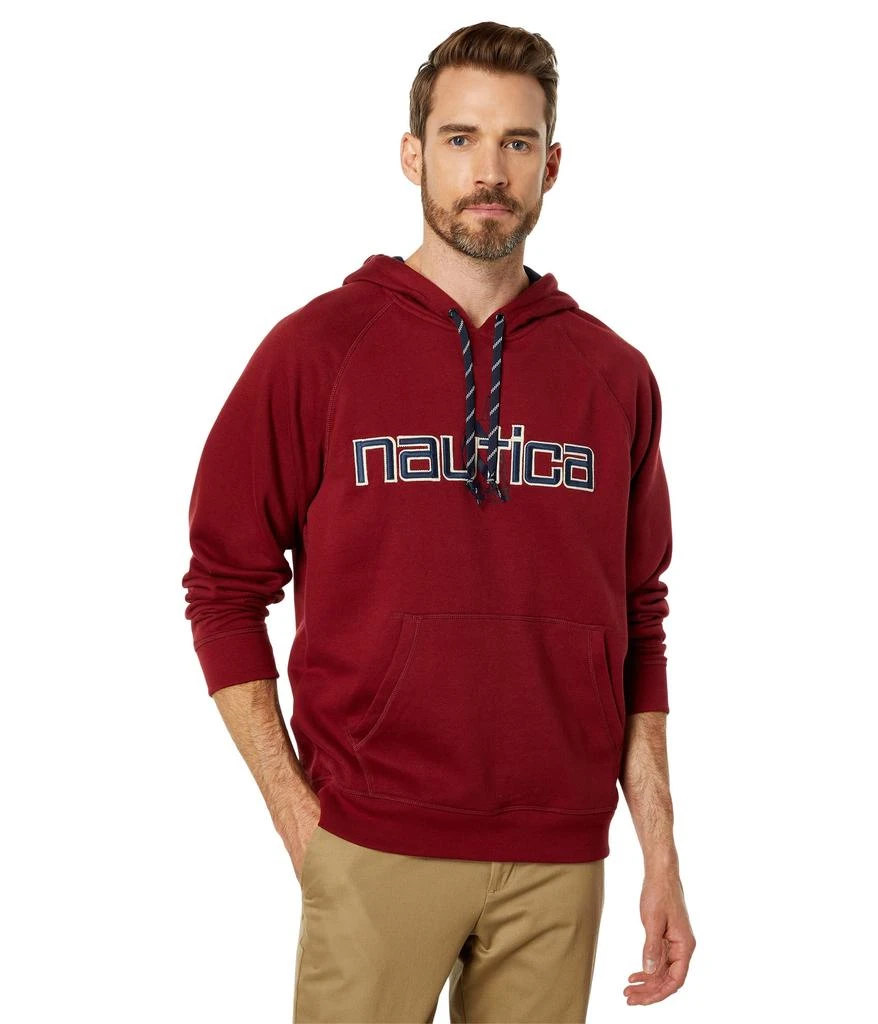 商品Nautica|Sustainably Crafted Logo Hoodie,价格¥343,第1张图片