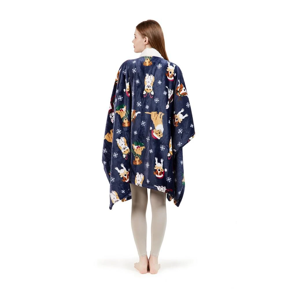 商品Charter Club|Cozy Plush Wrap Robe Throw, 50" x 70", Created for Macy's,价格¥113,第3张图片详细描述