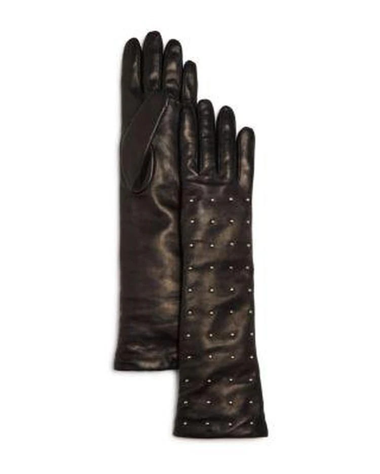 商品Bloomingdale's|Cashmere Lined Studded Long Gloves - 100% Exclusive,价格¥1114,第1张图片