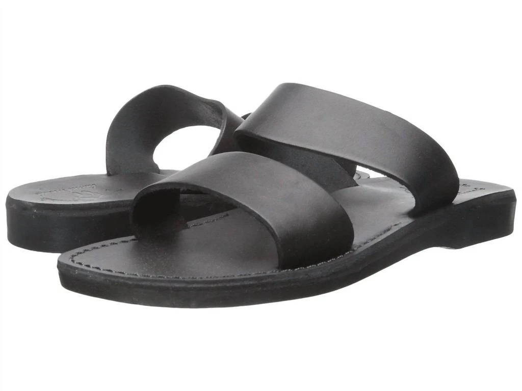 商品Jerusalem Sandals|Aviv Rubber Slide In Black,价格¥418,第1张图片