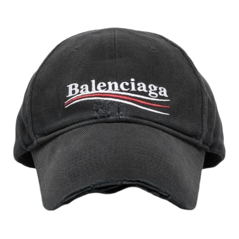 商品[国内直发] Balenciaga|巴黎世家 Logo设计 - 鸭舌帽 男女同款情侣款 黑色,价格¥3194,第3张图片详细描述