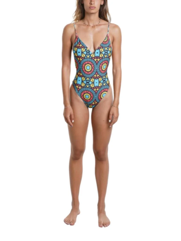 商品TOOCO|TOOCO one piece swimsuit Izapa motif,价格¥767,第2张图片详细描述