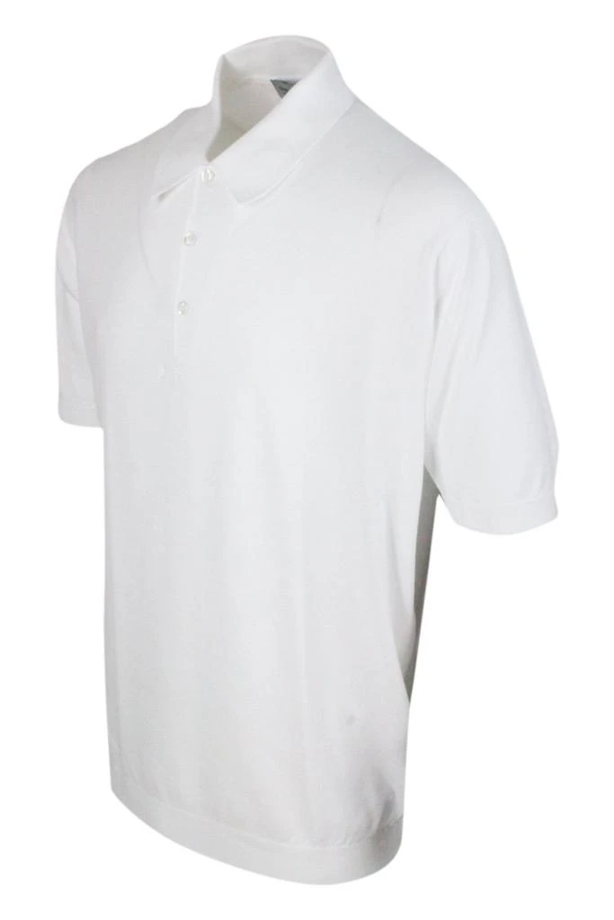 商品John Smedley|John Smedley Short-Sleeved Polo Shirt,价格¥1691,第3张图片详细描述
