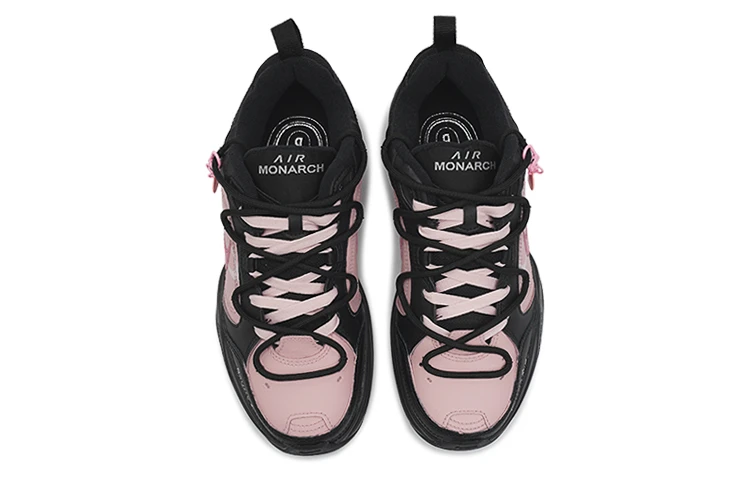 商品[国内直发] NIKE|【定制球鞋】 Air Monarch 4 莓刻 星空之恋 合成革皮革 甜酷辣妹 耐磨 低帮 老爹鞋 女款 黑粉,价格¥853,第5张图片详细描述