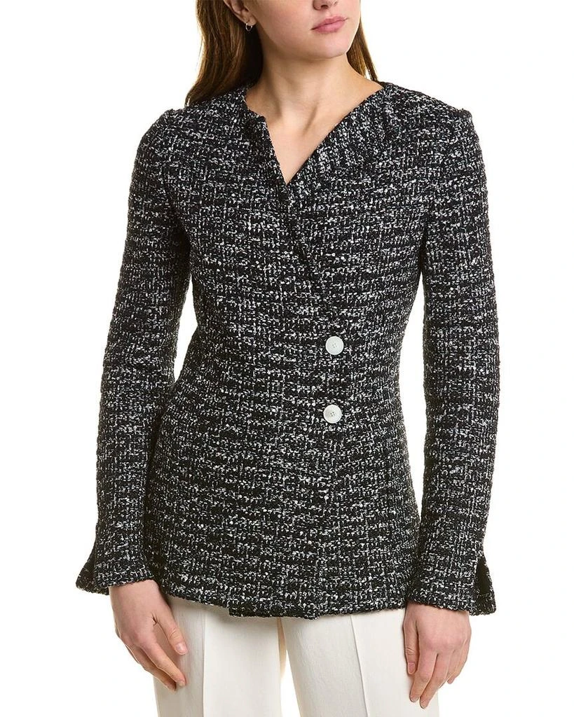 商品St. John|St. John Tweed Wool-Blend Jacket,价格¥3023,第1张图片