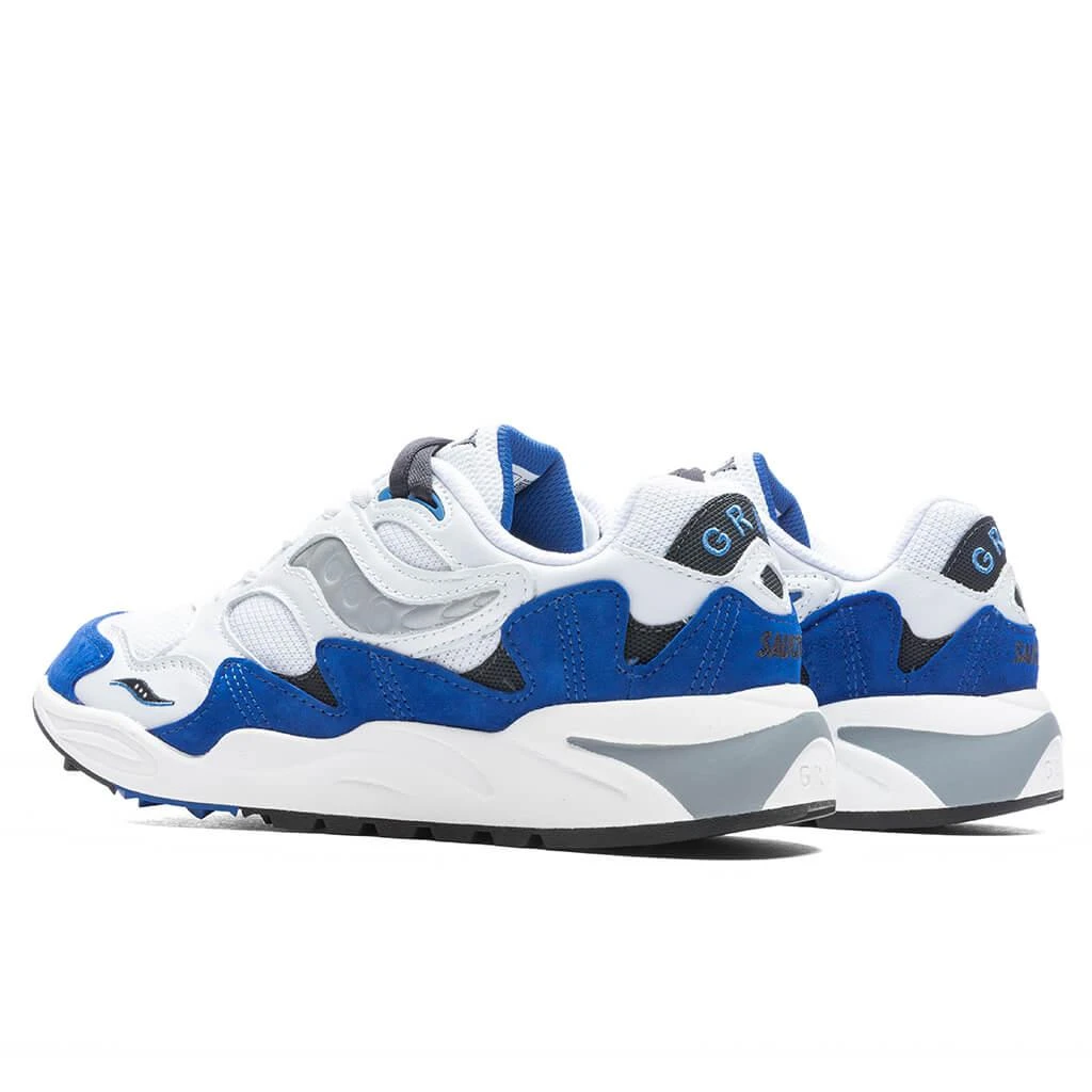 商品Saucony|Grid Shadow 2 - White/Blue,价格¥989,第3张图片详细描述