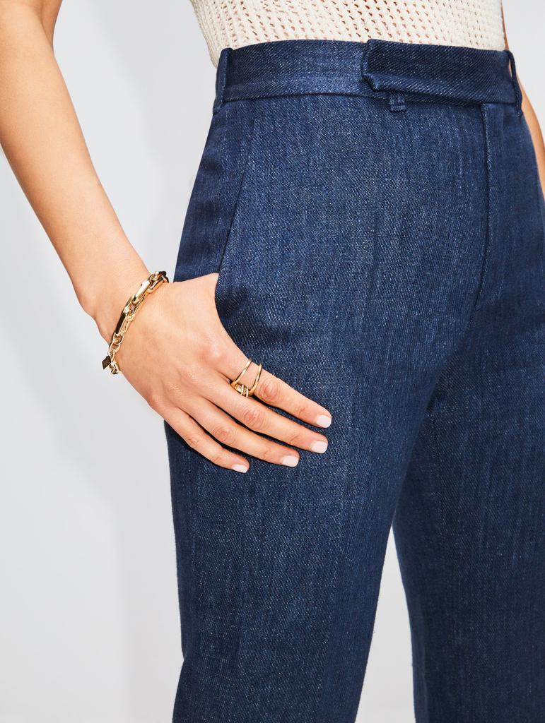 商品Chloé|Cropped Linen Trouser,价格¥3012,第7张图片详细描述