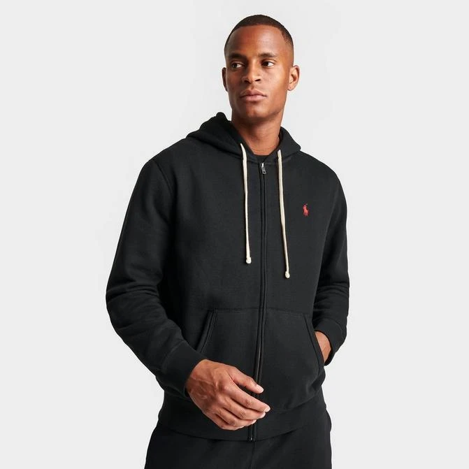 商品Ralph Lauren|Men's Polo Ralph Lauren Double-Knit Full-Zip Hoodie,价格¥1027,第1张图片