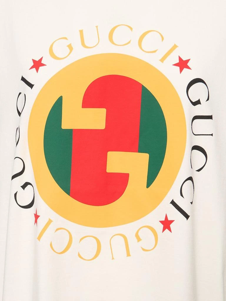 商品Gucci|G-loved Printed Cotton T-shirt,价格¥4455,第3张图片详细描述