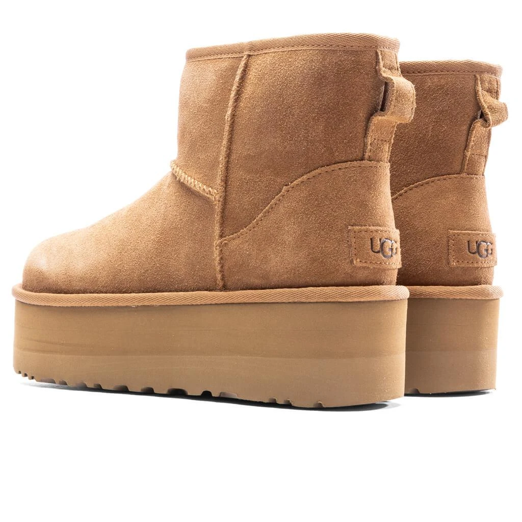 商品UGG|Women's Classic Mini Platform Boot - Chestnut,价格¥1293,第3张图片详细描述