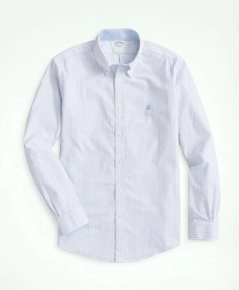 商品Brooks Brothers|Stretch Non-Iron Oxford Button-Down Collar, Bengal Stripe Sport Shirt,价格¥807,第1张图片