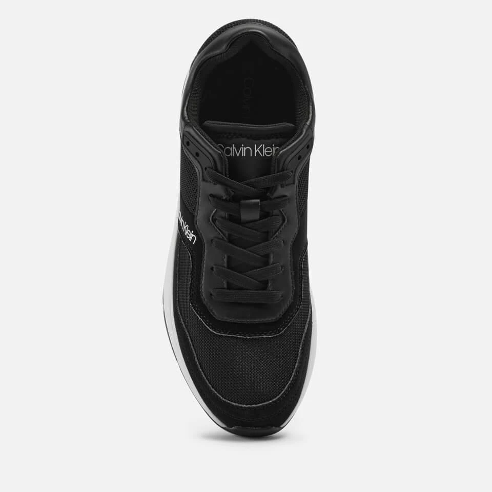 商品Calvin Klein|CALVIN KLEIN MEN'S SUEDE LOW TOP TRAINERS - CK BLACK,价格¥301,第3张图片详细描述