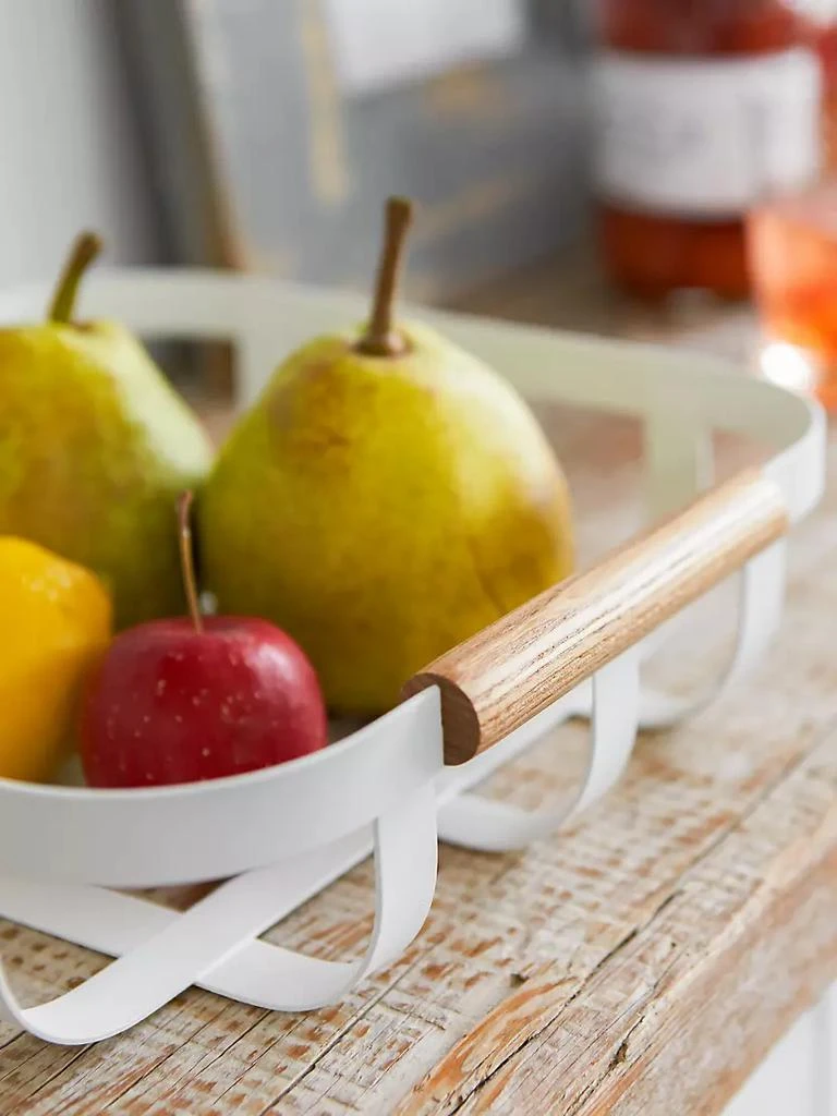 商品Yamazaki|Tosca Steel & Wood Fruit Bowl,价格¥202,第3张图片详细描述