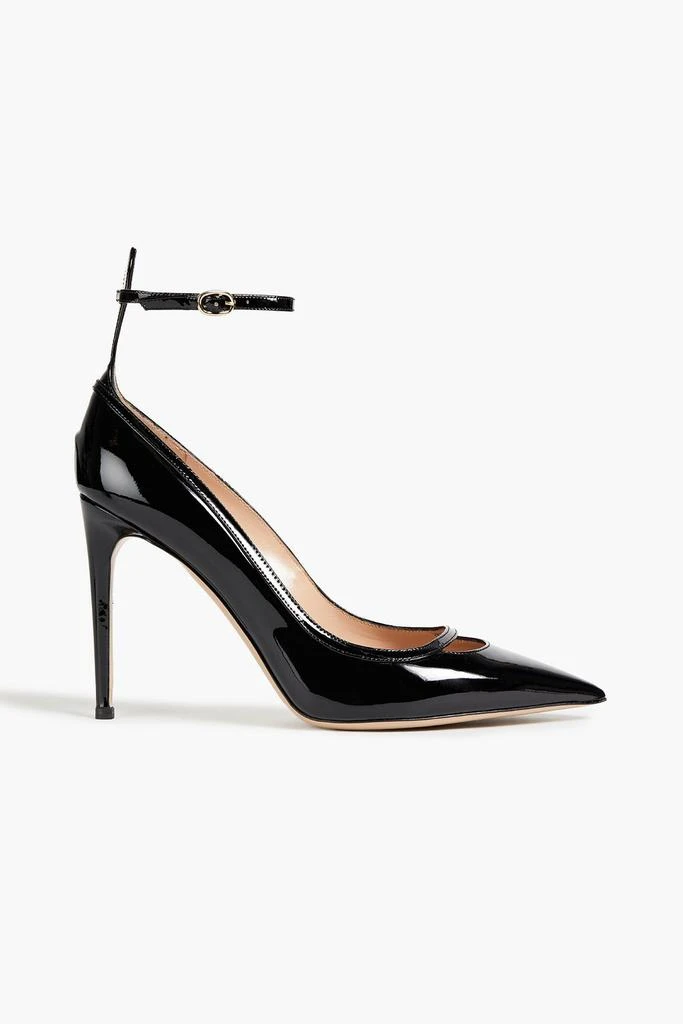 商品Valentino|Cutout patent-leather Mary Jane pumps,价格¥1675,第1张图片