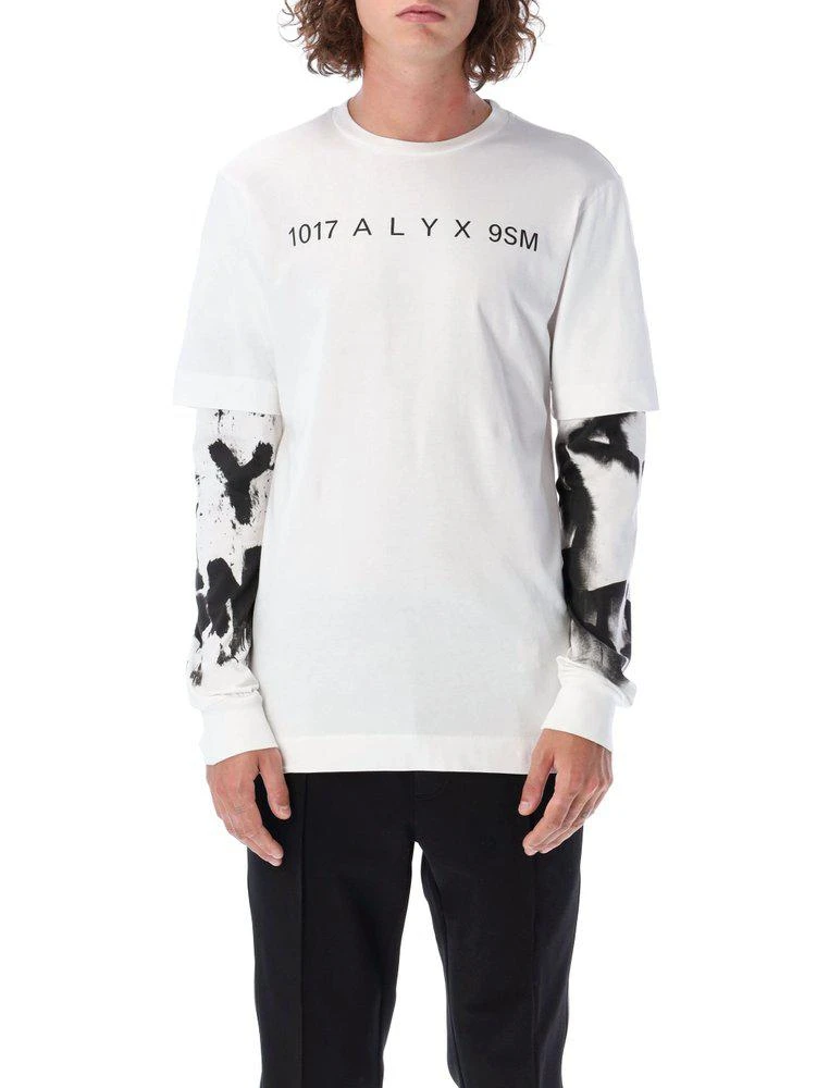 商品1017 ALYX 9SM|1017 ALYX 9SM Logo Printed Long-Sleeved T-Shirt,价格¥1334,第1张图片