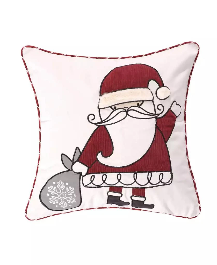 商品Levtex|Santa Claus Lane Postcard Decorative Pillow, 14" x 18",价格¥209,第1张图片