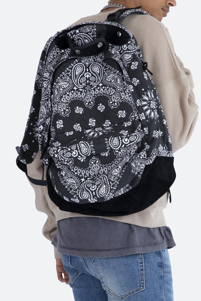 商品MNML|Paisley Backpack - Black,价格¥417,第1张图片