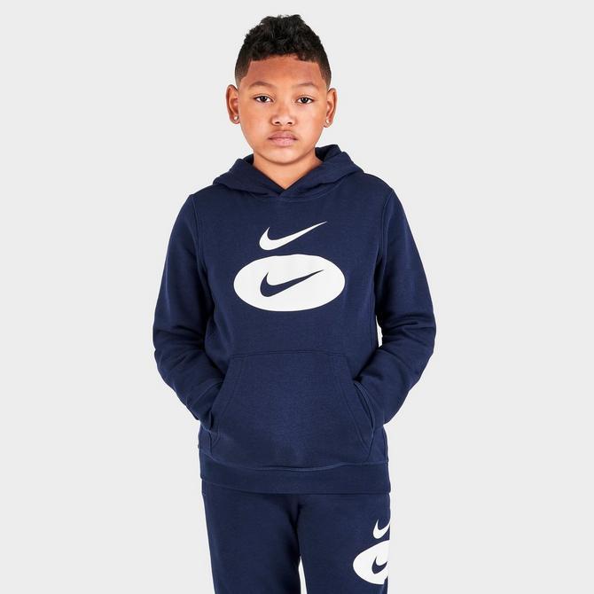Boys' Nike Sportswear Swoosh Pack Pullover Hoodie商品第3张图片规格展示