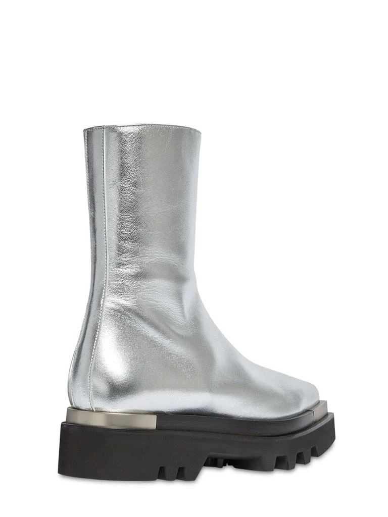 商品Peter Do|40mm Metallic Leather Combat Boots,价格¥4039,第3张图片详细描述