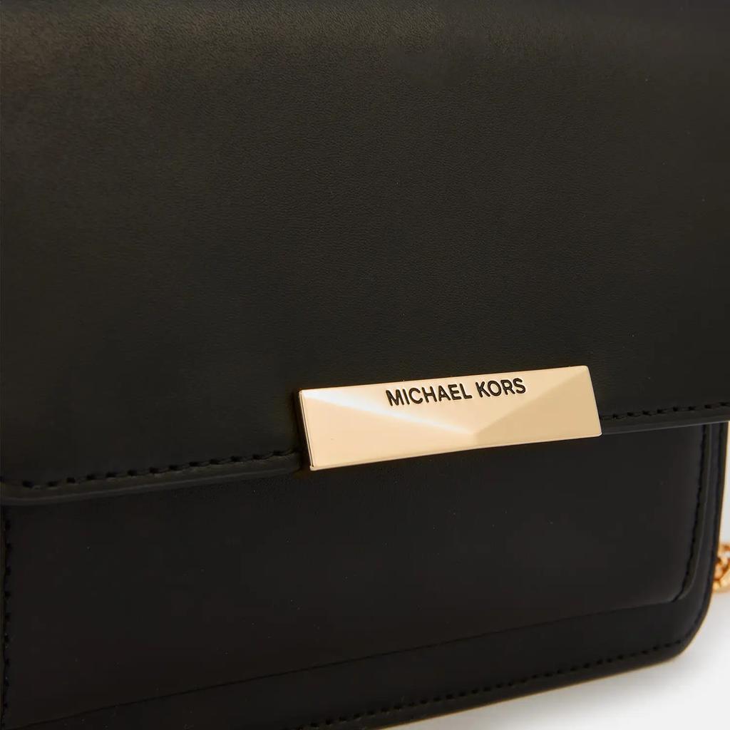 商品Michael Kors|MICHAEL Michael Kors Women's Jade Gusset Cross Body Bag - Black,价格¥1297,第6张图片详细描述