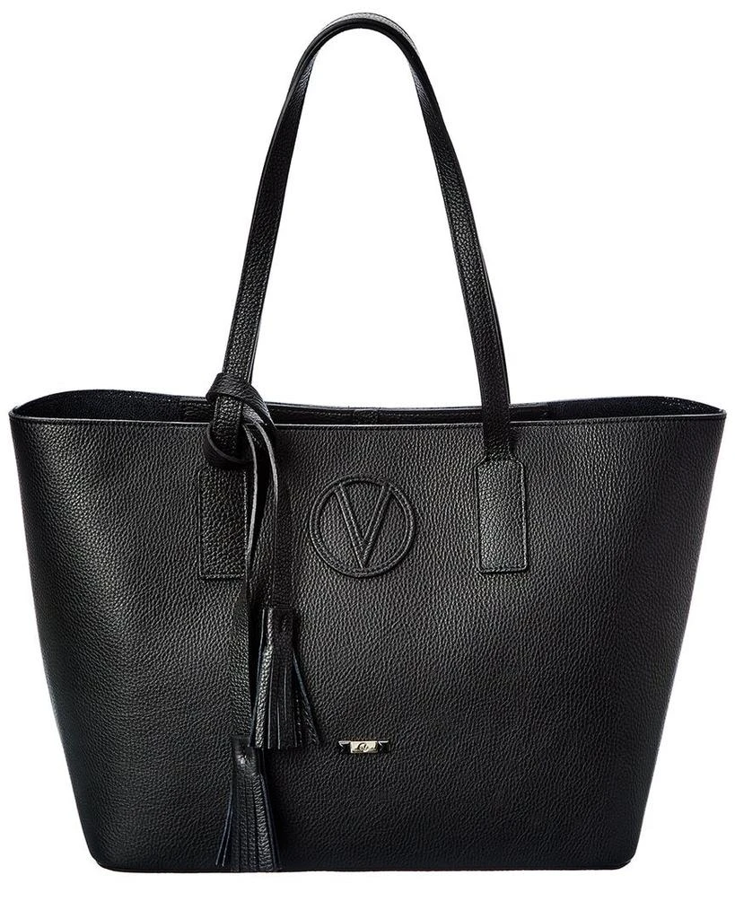 商品Mario Valentino|Valentino by Mario Valentino Lynn D Plate Leather Satchel,价格¥2437,第1张图片