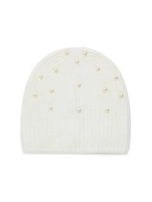 商品Kate Spade|Faux Pearl Rib Knit Beanie,价格¥72,第1张图片