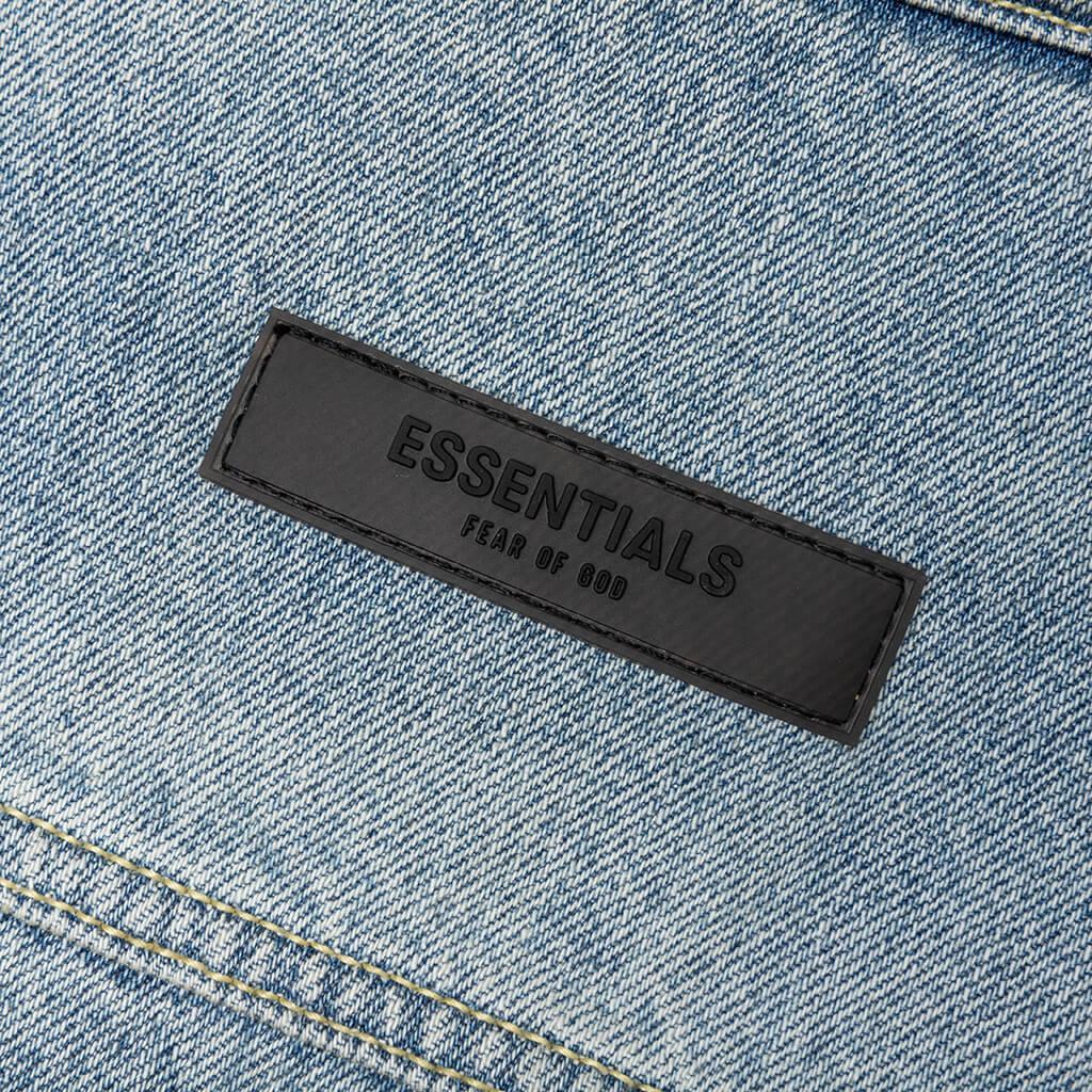 商品Essentials|Fear of God Essentials Trucker Jacket - Indigo,价格¥1467,第7张图片详细描述