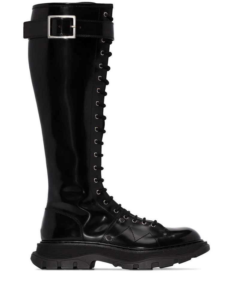 商品Alexander McQueen|Tread lace up boots,价格¥3826,第1张图片