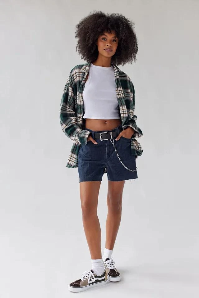 商品Urban Renewal|Urban Renewal Remade Oversized Flannel Shirt,价格¥291,第4张图片详细描述