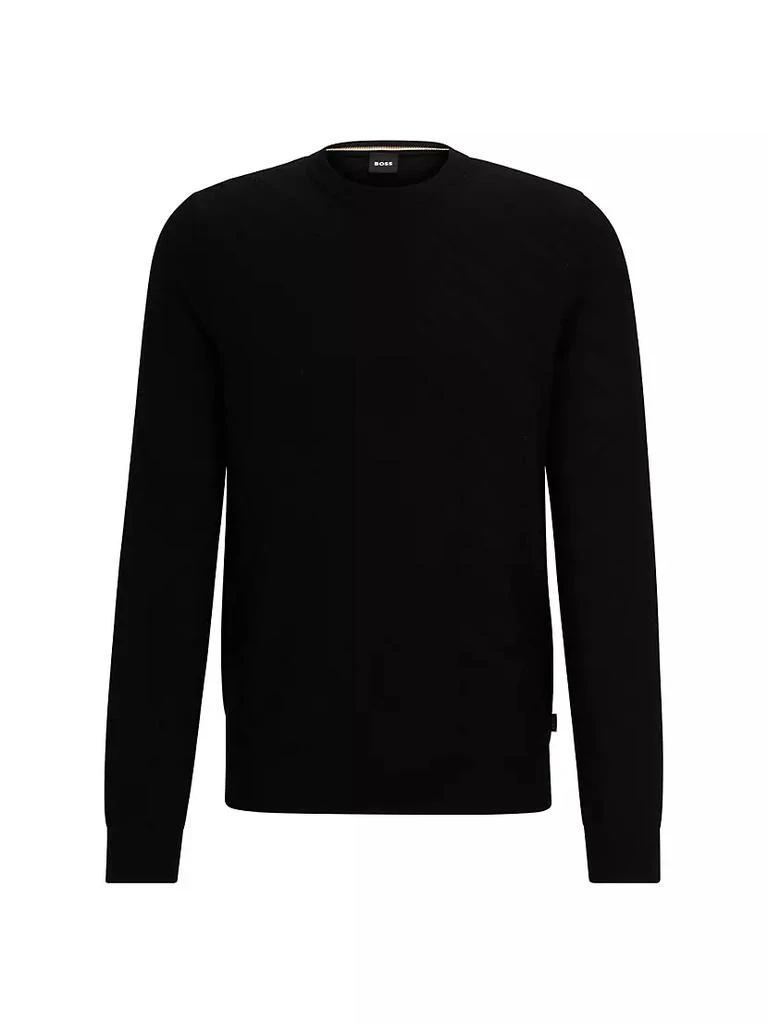 商品Hugo Boss|Graphic-Jacquard Sweater in a Virgin-Wool Blend,价格¥1829,第1张图片