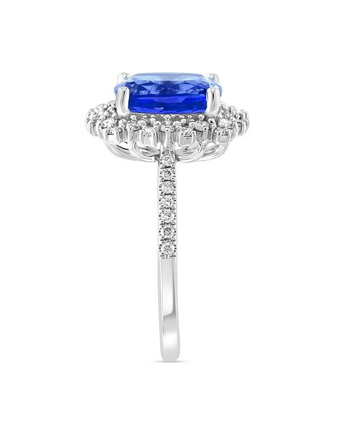 商品Bloomingdale's|Tanzanite & Diamond Halo Ring in 14K White Gold - Exclusive,价格¥15508,第3张图片详细描述