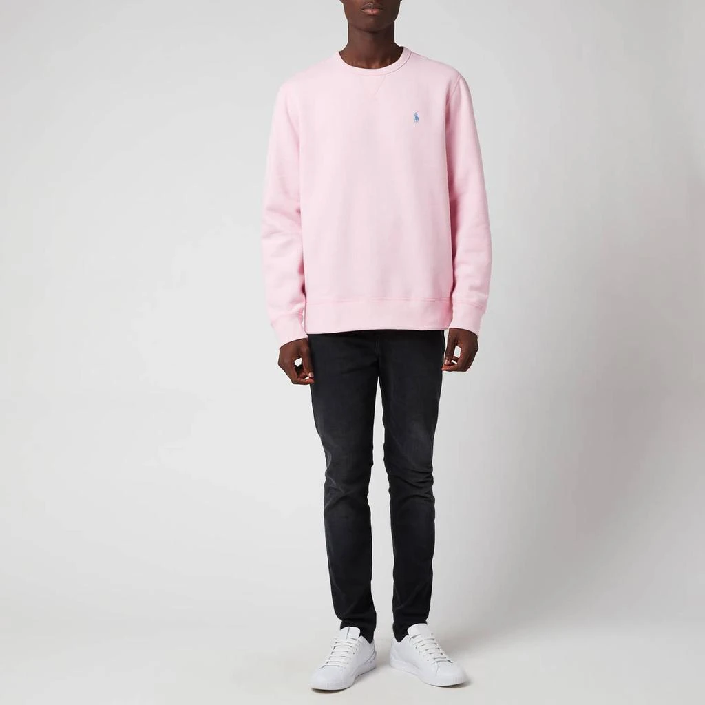 商品Ralph Lauren|Polo Ralph Lauren Men's The Cabin Fleece Sweatshirt - Carmel Pink,价格¥532,第3张图片详细描述