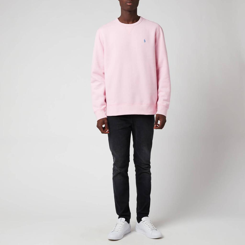 商品Ralph Lauren|Polo Ralph Lauren Men's The Cabin Fleece Sweatshirt - Carmel Pink,价格¥1189,第5张图片详细描述