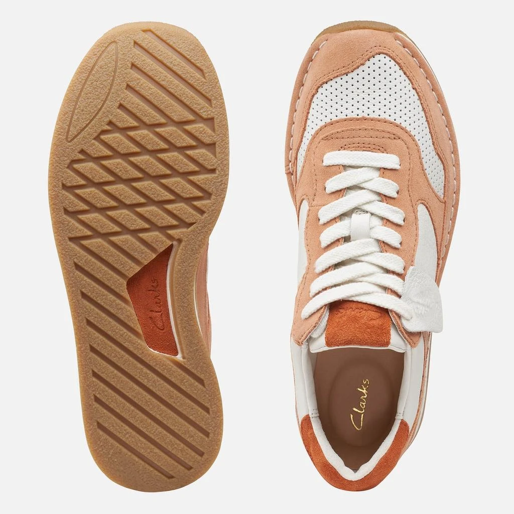 商品Clarks|Clarks Craft Run Tor Suede and Leather Trainers,价格¥491,第5张图片详细描述