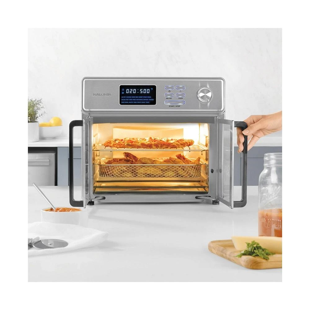 商品Kalorik|26 Quart Digital Maxx Air Fryer Oven, Stainless Steel,价格¥1745,第1张图片